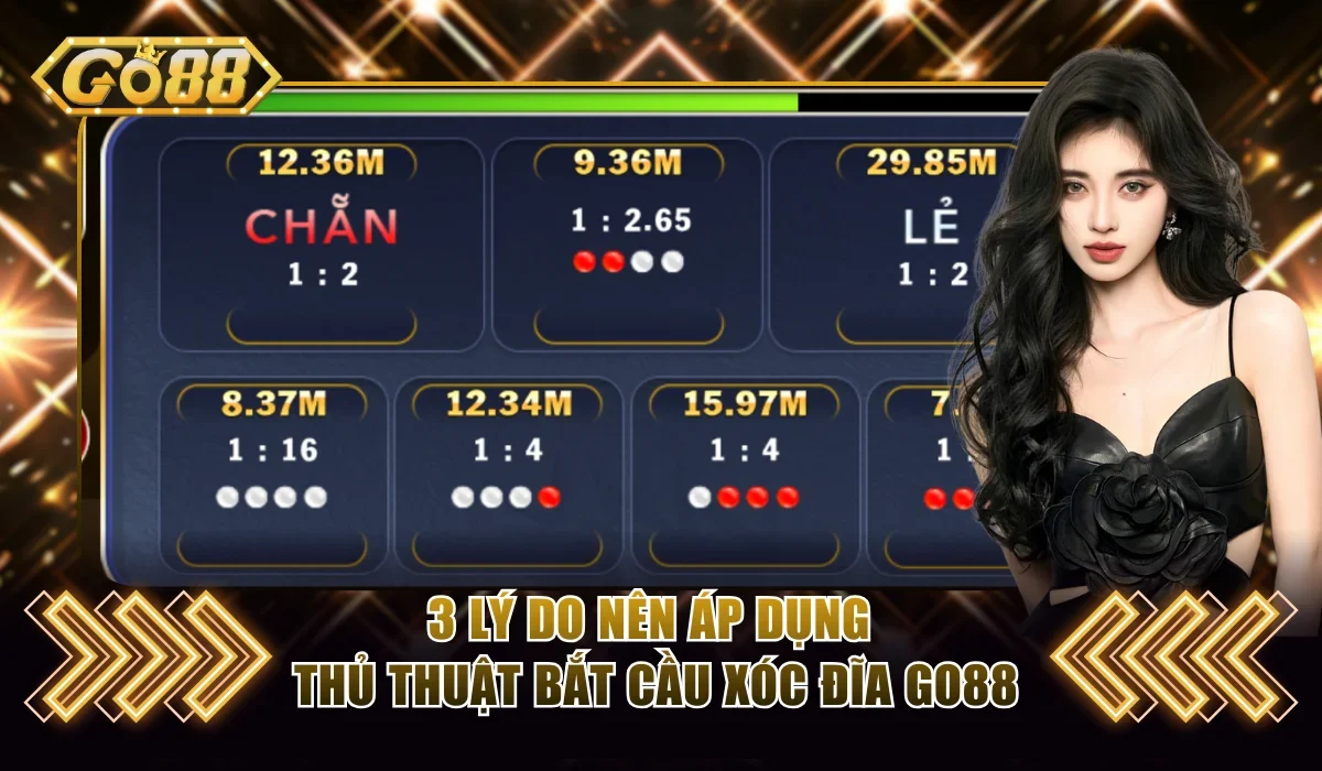 Bắt Cầu Xóc Đĩa Go88 Và 5 Thủ Thuật Từ Chính Chuyên Gia 3 3 lý do nên áp dụng thủ thuật bắt cầu xóc đĩa Go88