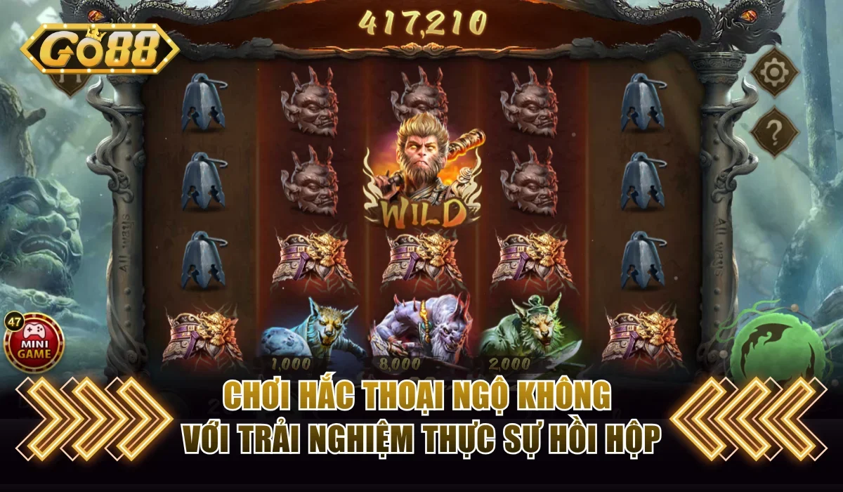 Chơi Nổ Hũ Go88 Săn Jackpot Đổi Đời Chỉ Trong Tích Tắc 4 Chơi Hắc Thoại Ngộ Không với trải nghiệm thực sự hồi hộp