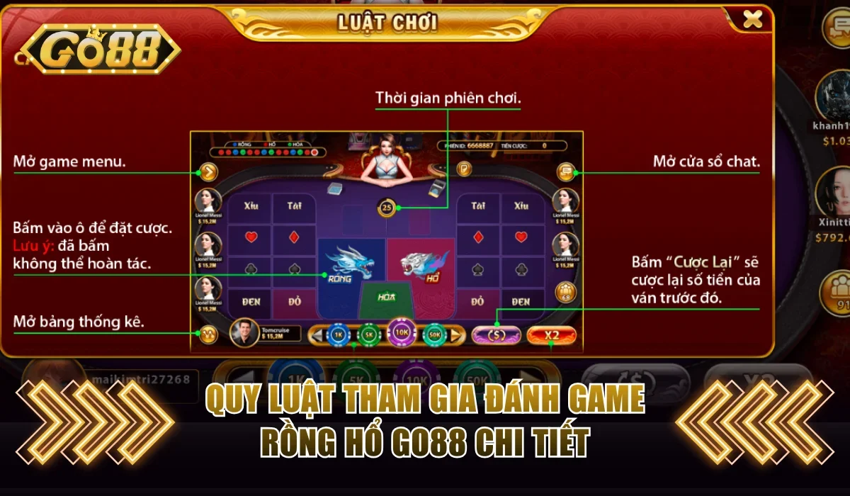 Luật tham gia Dragon Tiger siêu chi tiết