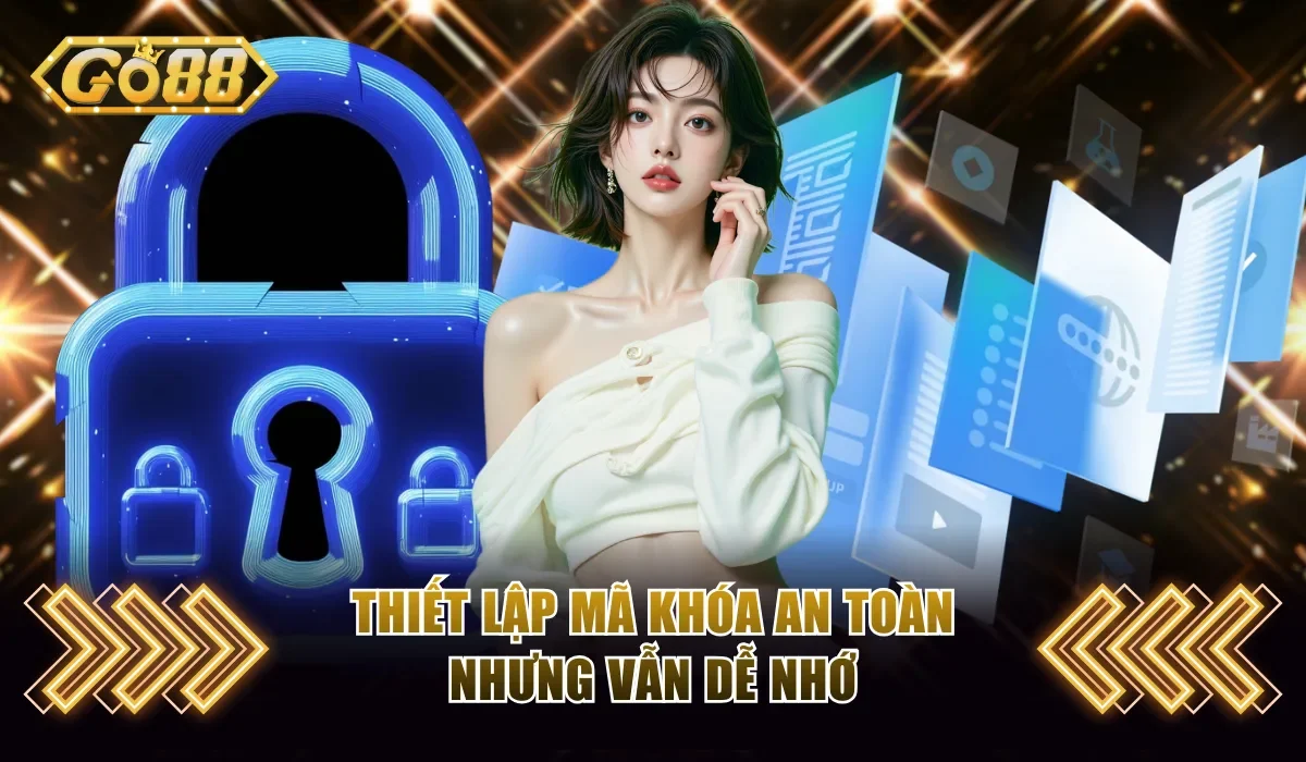 Đổi Mật Khẩu Go88 An Toàn Chỉ 3 Phút Yên Tâm Trải Nghiệm 4 Thiết lập mã khóa an toàn nhưng vẫn dễ nhớ